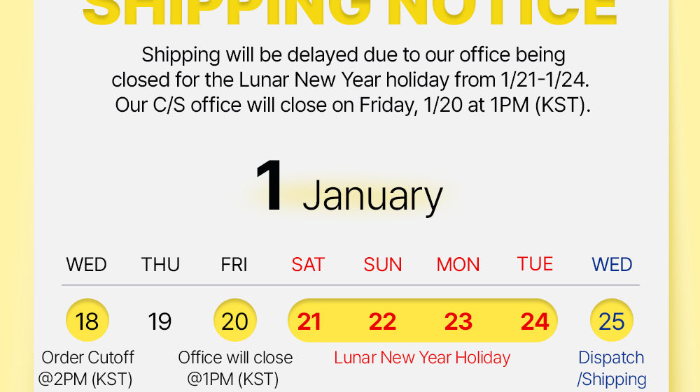 SHIPPING NOTICE