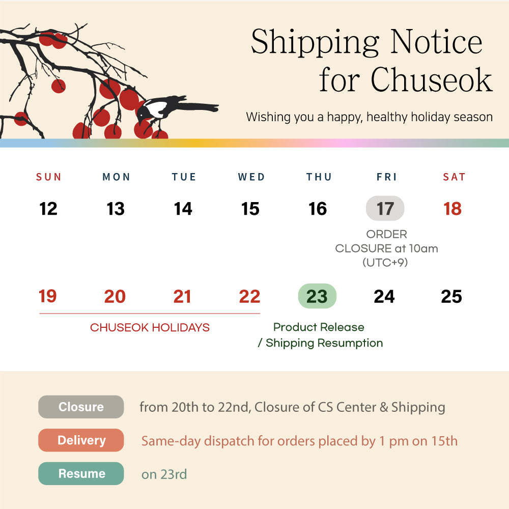 Shipping Notice for Chuseok