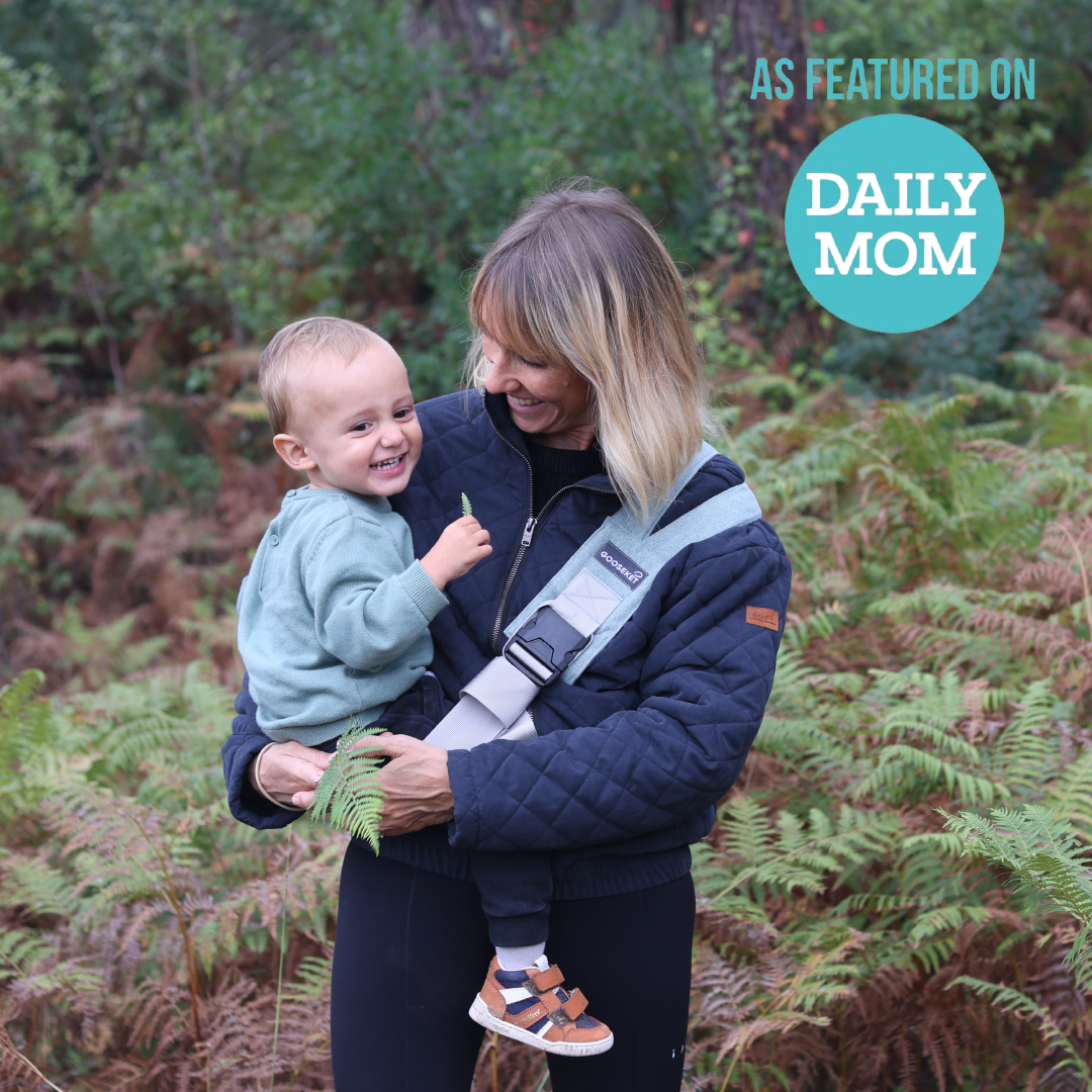 GOOSEKET Toddler Sling has been featured in Daily Mom's Top 24 Best Baby Products of 2023