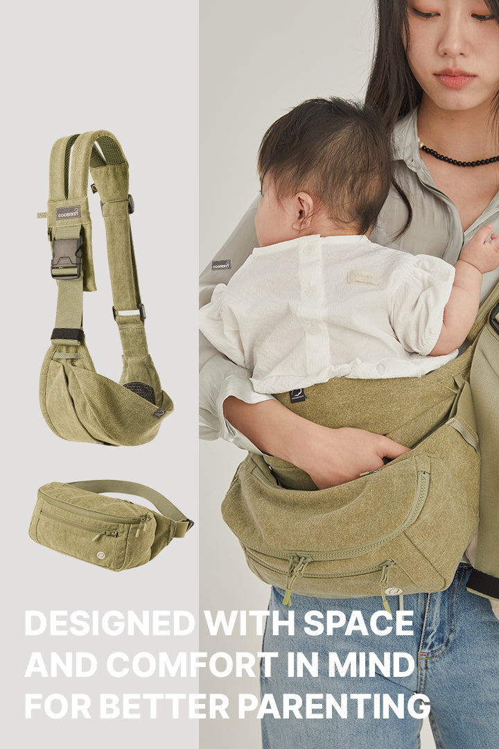 Hip Seat Carrier 365+Bag Beige – GOOSEKET