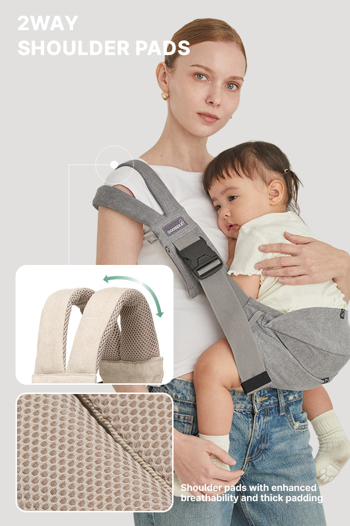 Hip Seat Carrier 365+Bag Black – GOOSEKET