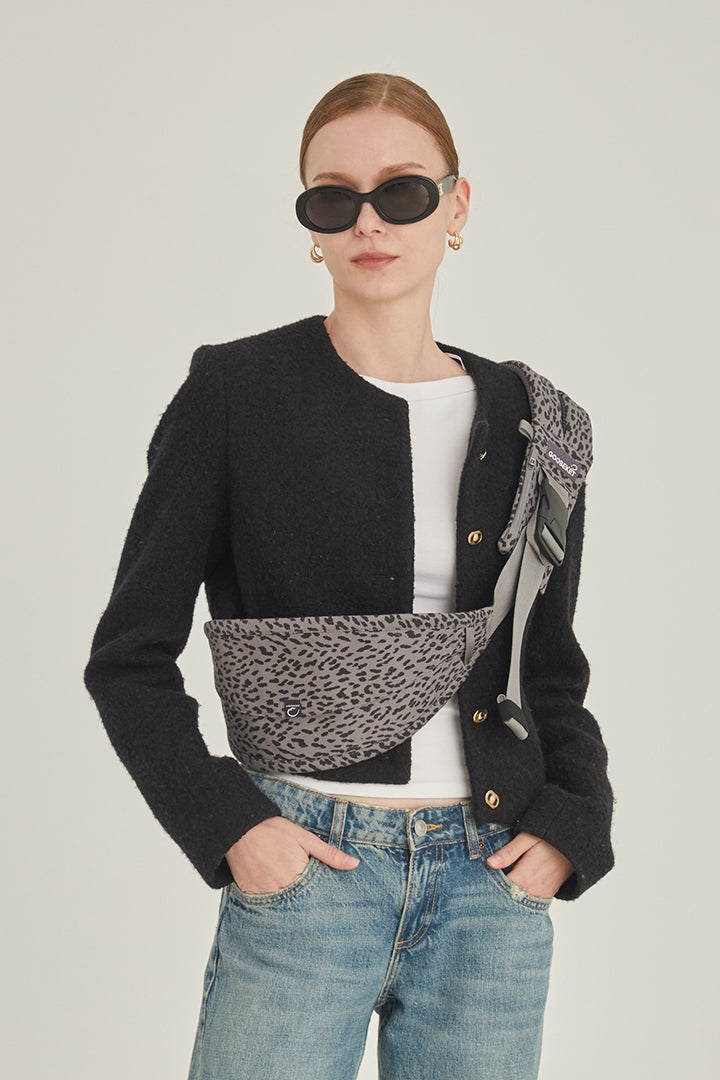 365 TODDLER SLING Gray Leopard – GOOSEKET