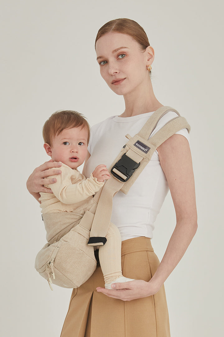 GOOSEKET ベビーキャリア 365プラス ベージュ 365 TODDLER SLING PLUS Beige – GOOSEKET