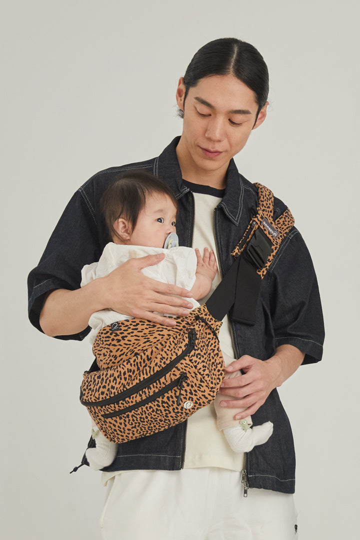 365 TODDLER SLING PLUS (sling+bag) Brown Leopard – GOOSEKET