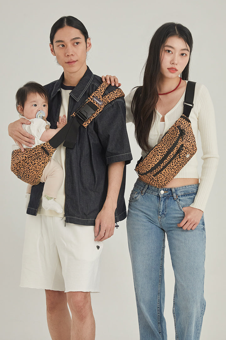 365 TODDLER SLING PLUS (sling+bag) Brown Leopard – GOOSEKET
