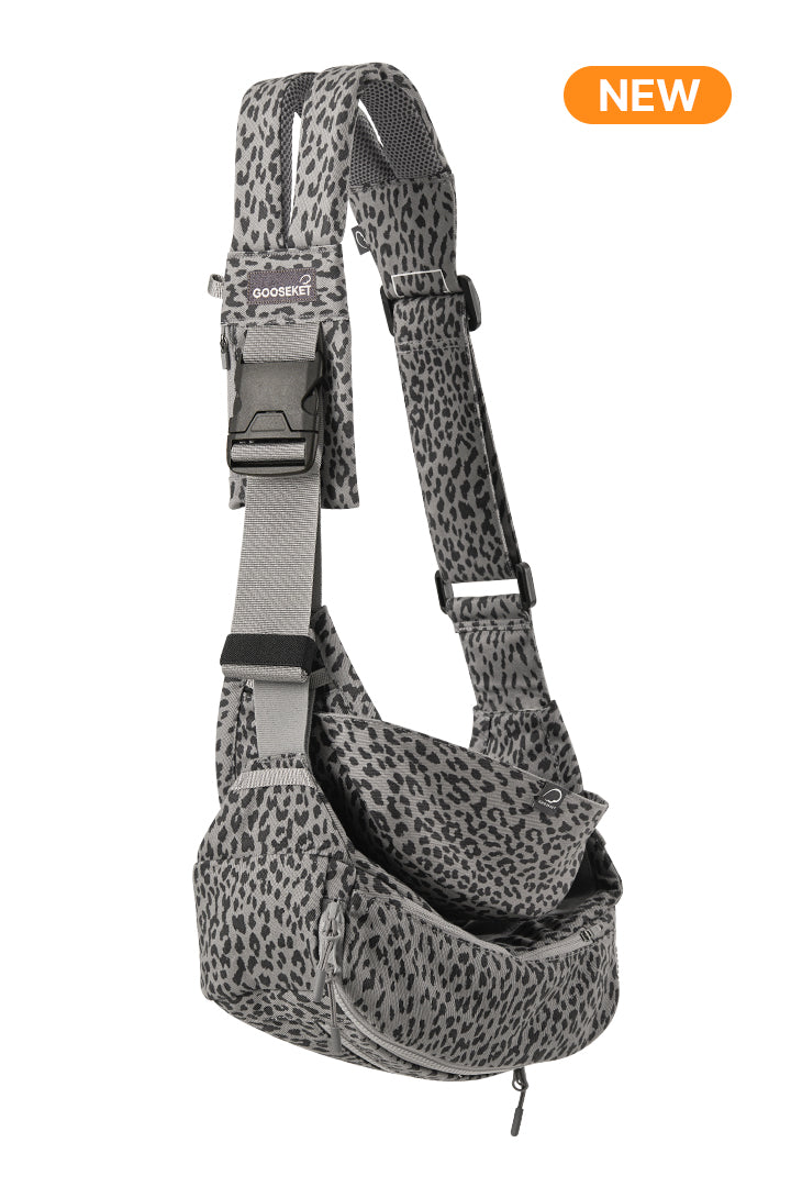 GOOSEKET 365 BABY CARRIER グレー 365 TODDLER SLING Gray Leopard – GOOSEKET