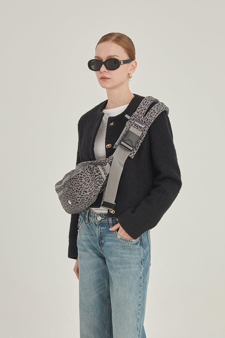 365 TODDLER SLING PLUS (sling+bag) Gray Leopard – GOOSEKET