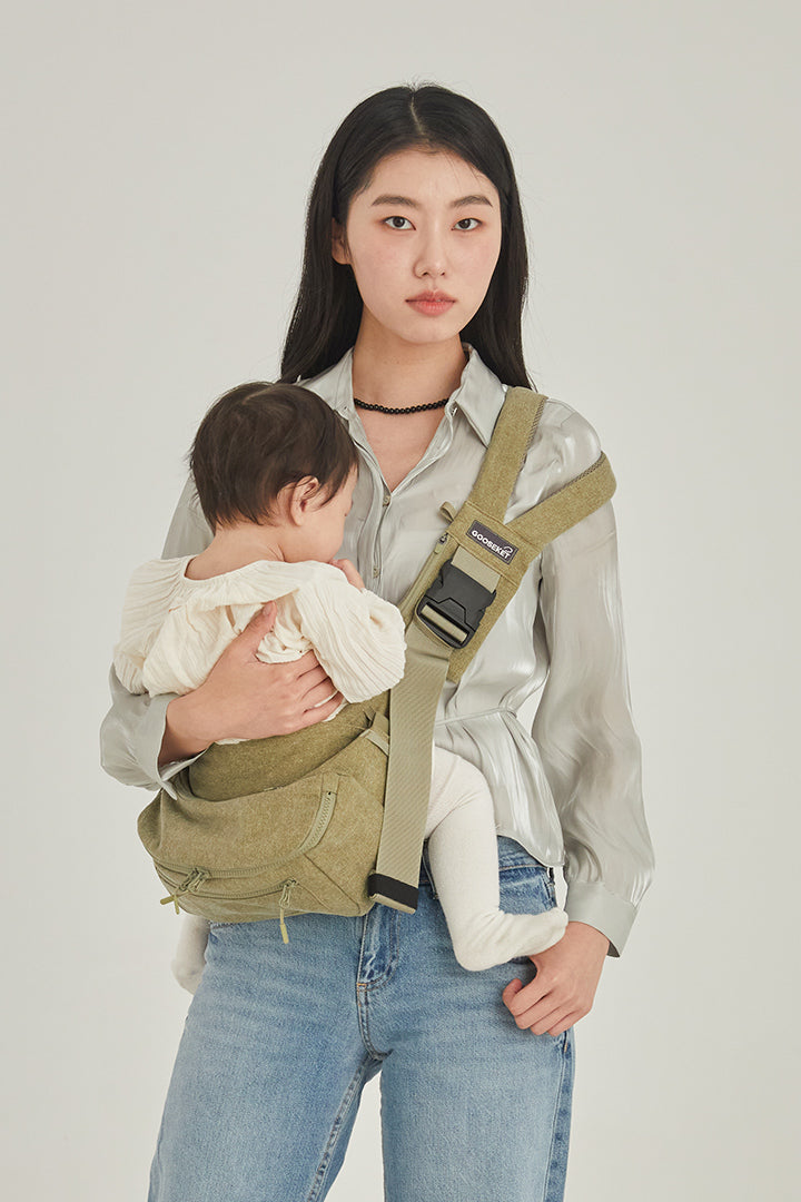 365 TODDLER SLING PLUS (sling+bag) Khaki – GOOSEKET