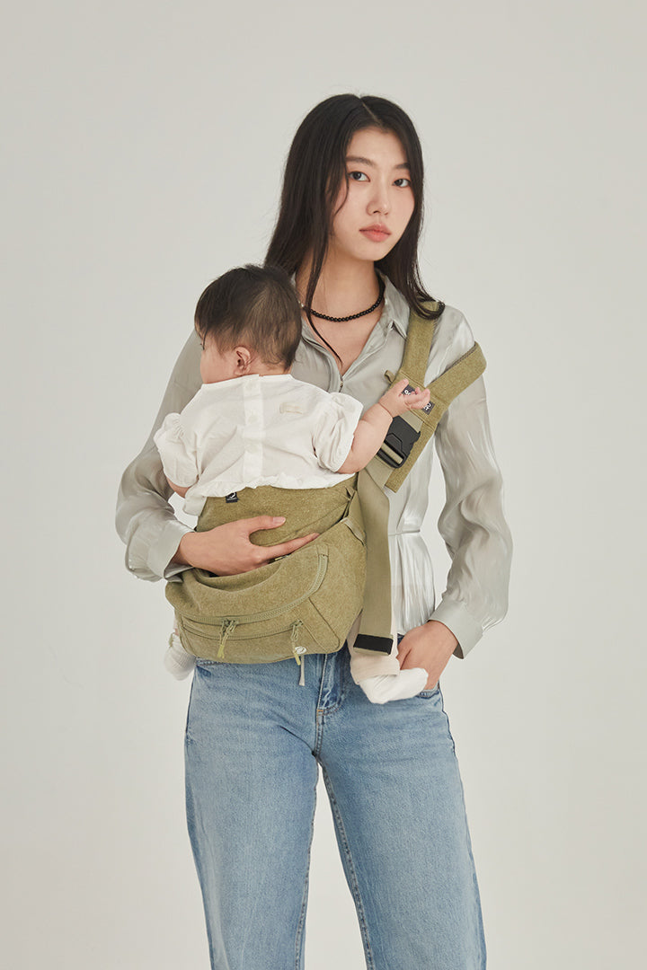 365 TODDLER SLING PLUS (sling+bag) Khaki – GOOSEKET