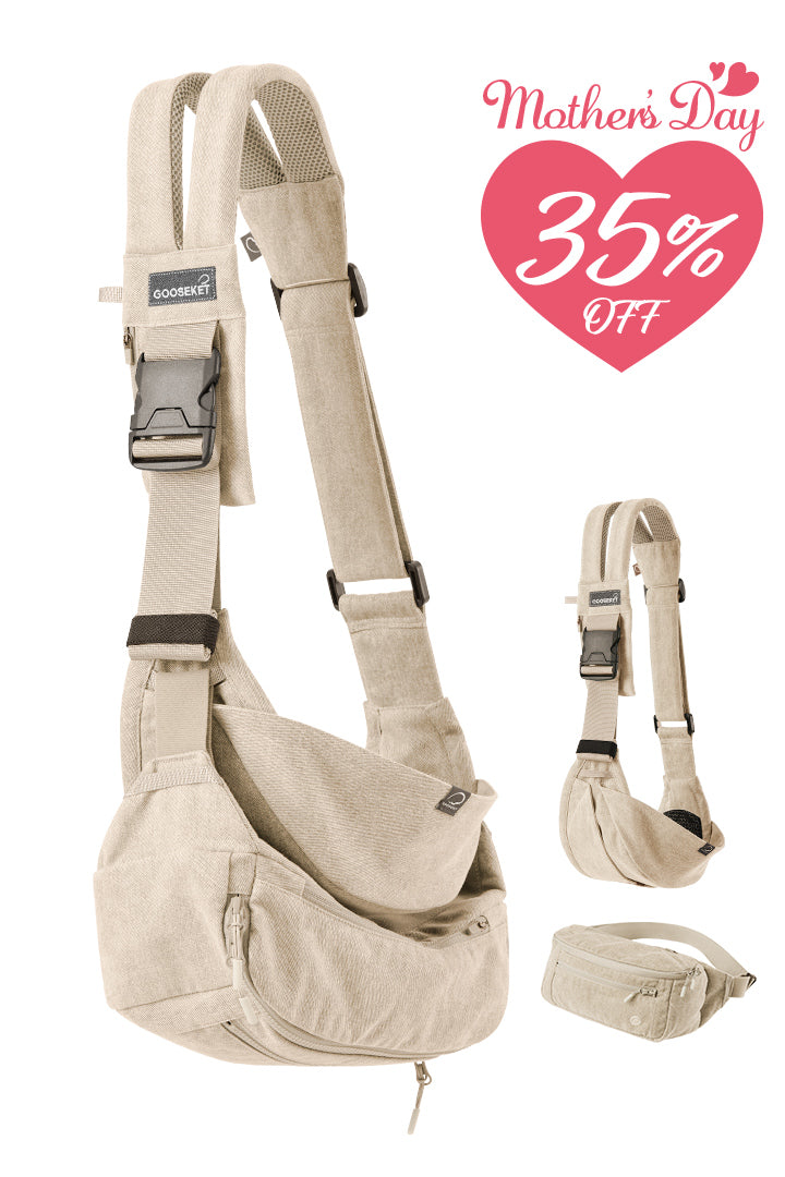 365 TODDLER SLING PLUS (sling+bag) Beige – GOOSEKET