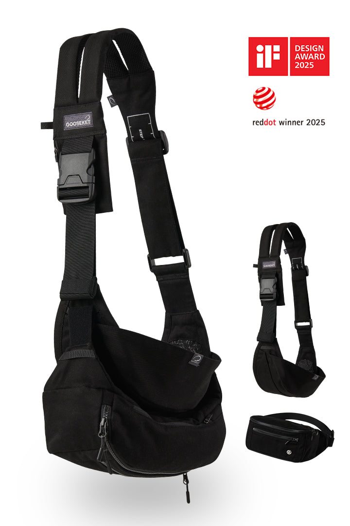 リーフ様【新品・タグ付き】KET 365スリングバッグプラス 365 TODDLER SLING PLUS (sling+bag) Black – GOOSEKET