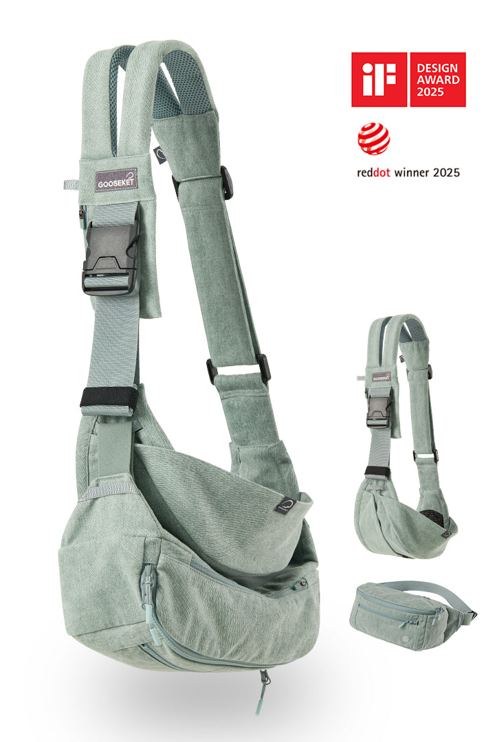 365-Cotton] Toddler Carrier + Bag – GOOSEKET